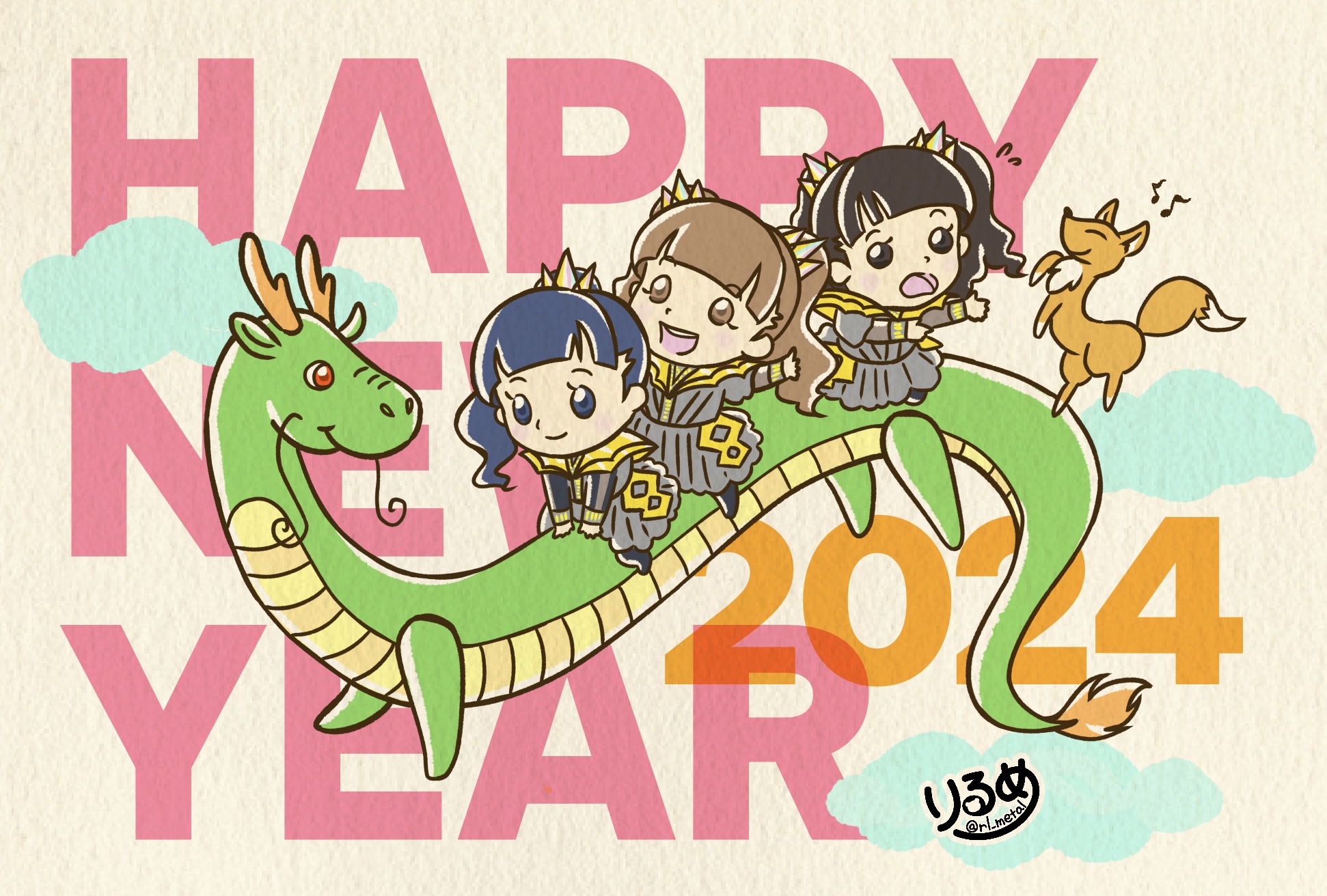 BABYMETAL 年賀状2024